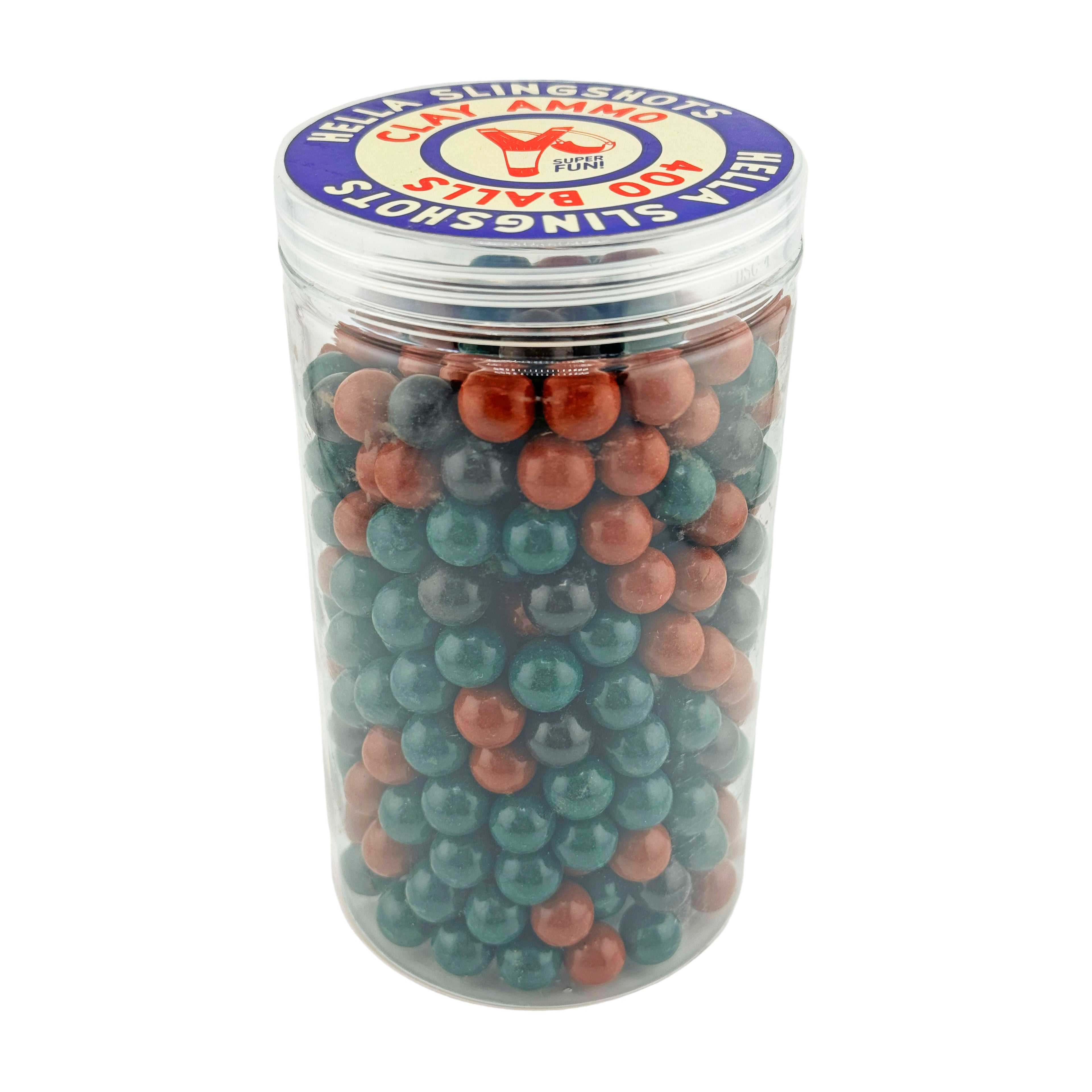Clay Slingshot Ammo - 400 Balls - Hella Slingshots