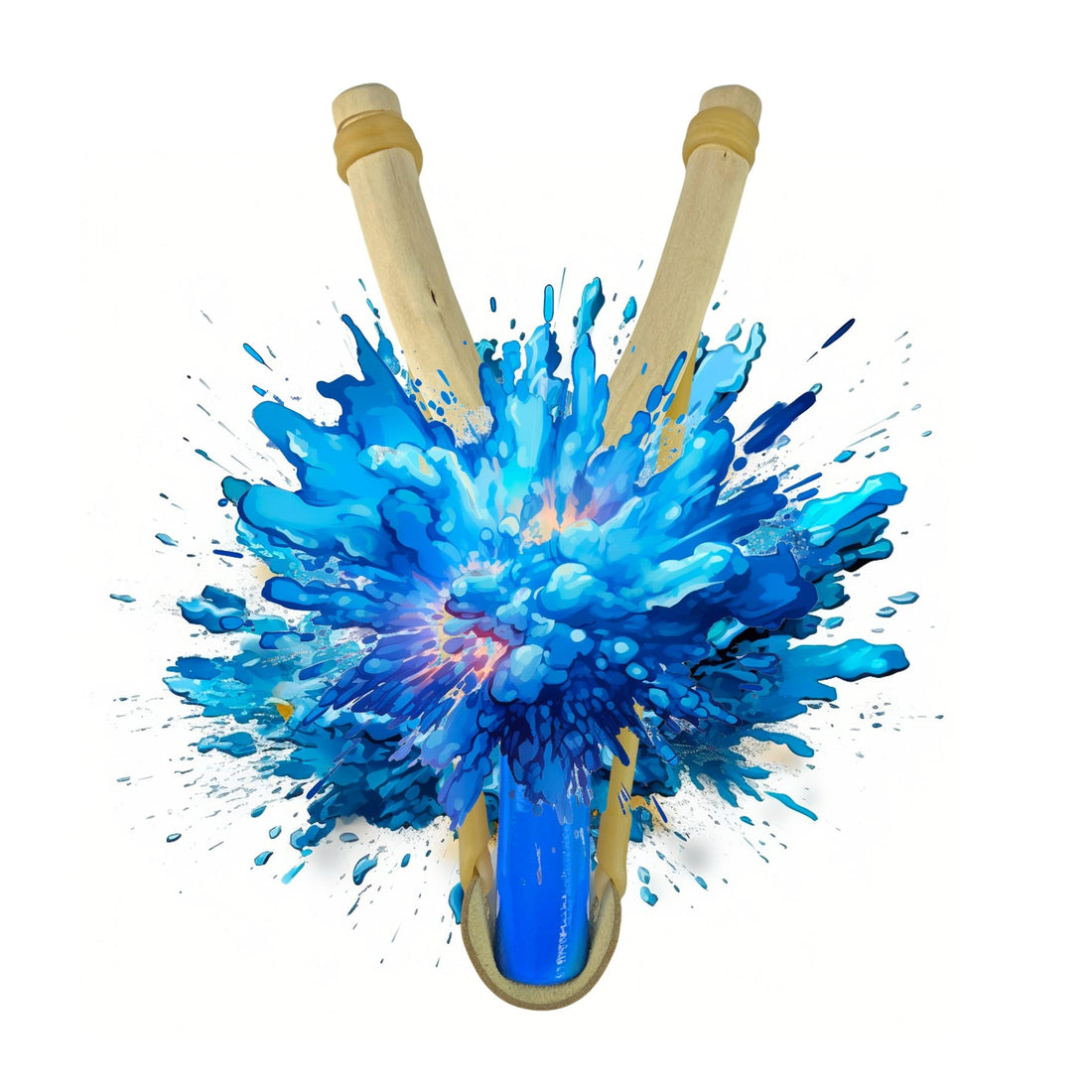 Neon Blue Slingshot (pack of 5) - Hella Slingshots