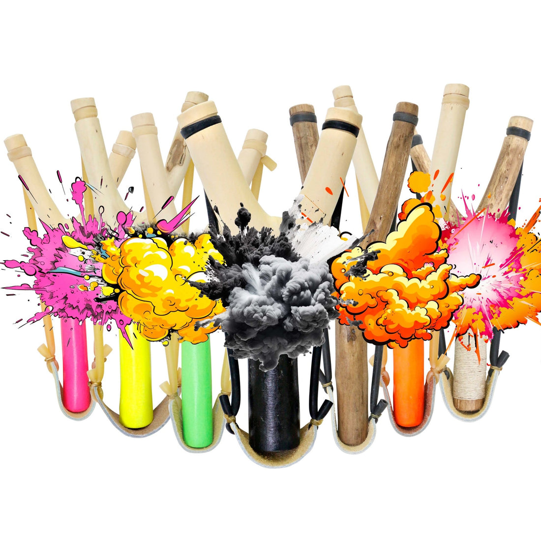 Rough & Ready Discount Slingshots (pack of 10) - Hella Slingshots